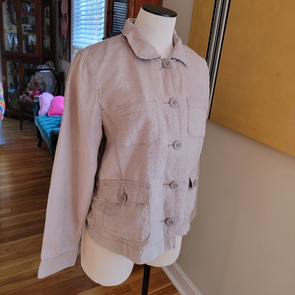 Vintage L.L. Bean Linen Jacket - Picture 2 of 8
